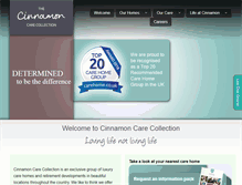 Tablet Screenshot of cinnamoncc.com